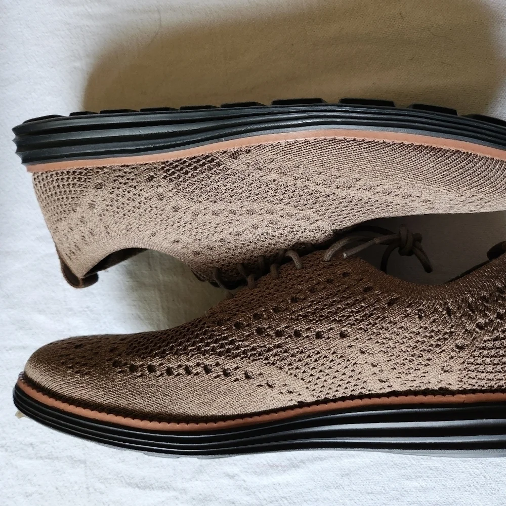 Cole Haan Original Grand Stitchlight Wingtip Oxford Choc Truffle Sz 8.5 Shoes‎